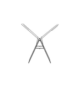 BRABANTIA - Séchoir sur pieds HangOn 25 m, noir