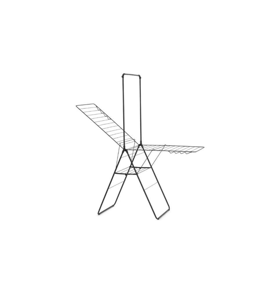 BRABANTIA - Standtrockner HangOn mit Stange 25 m, Schwarz