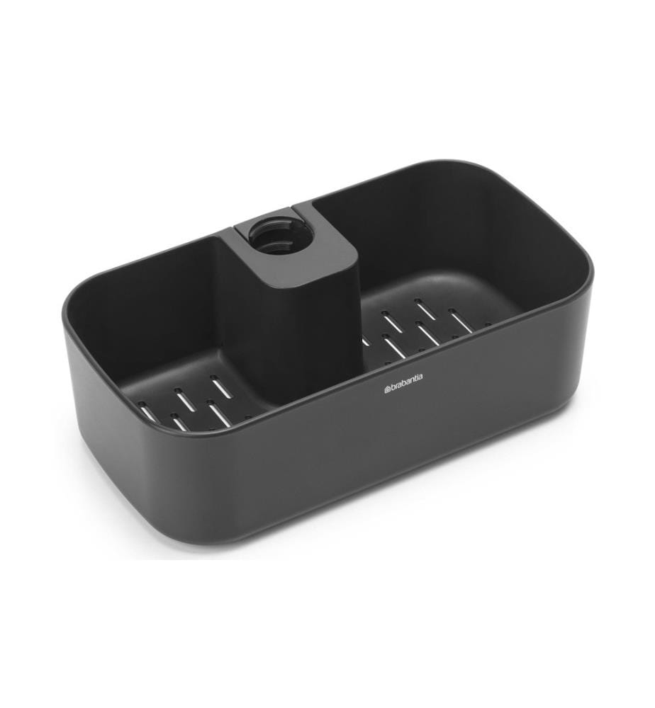BRABANTIA - Duschmittelhalter ReNew 13.3 x 24.4 cm, Schwarz