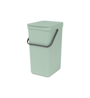 BRABANTIA - Recyclingbehälter Sort & Go 16 l, Hellgrün
