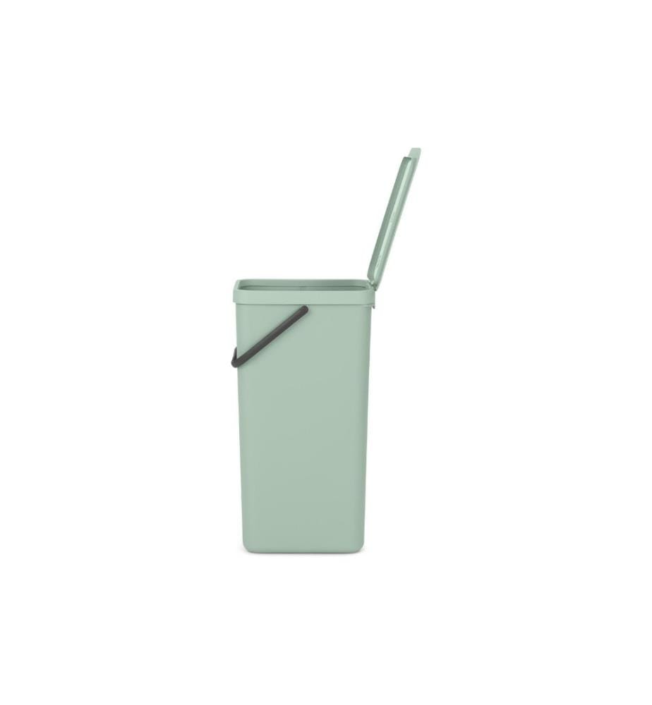 BRABANTIA - Recyclingbehälter Sort & Go 40 l, Hellgrün