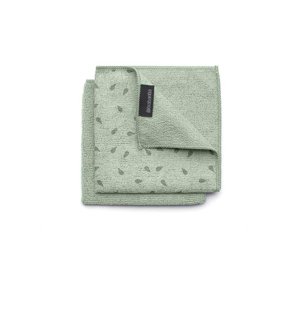 BRABANTIA - Chiffon de nettoyage en microfibre 2 Pièce/s, Vert clair