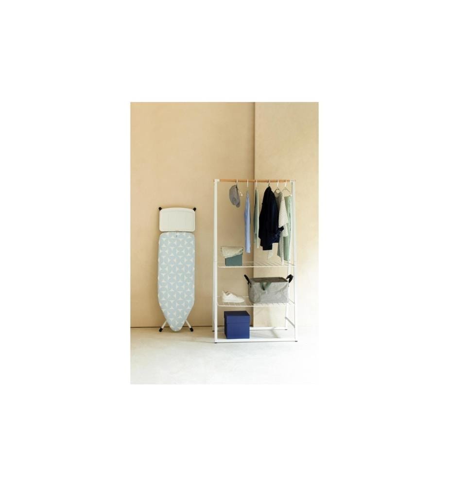 BRABANTIA - Bügeltisch mit Dampfstationsablage Fresh Breeze 124 x 38 cm