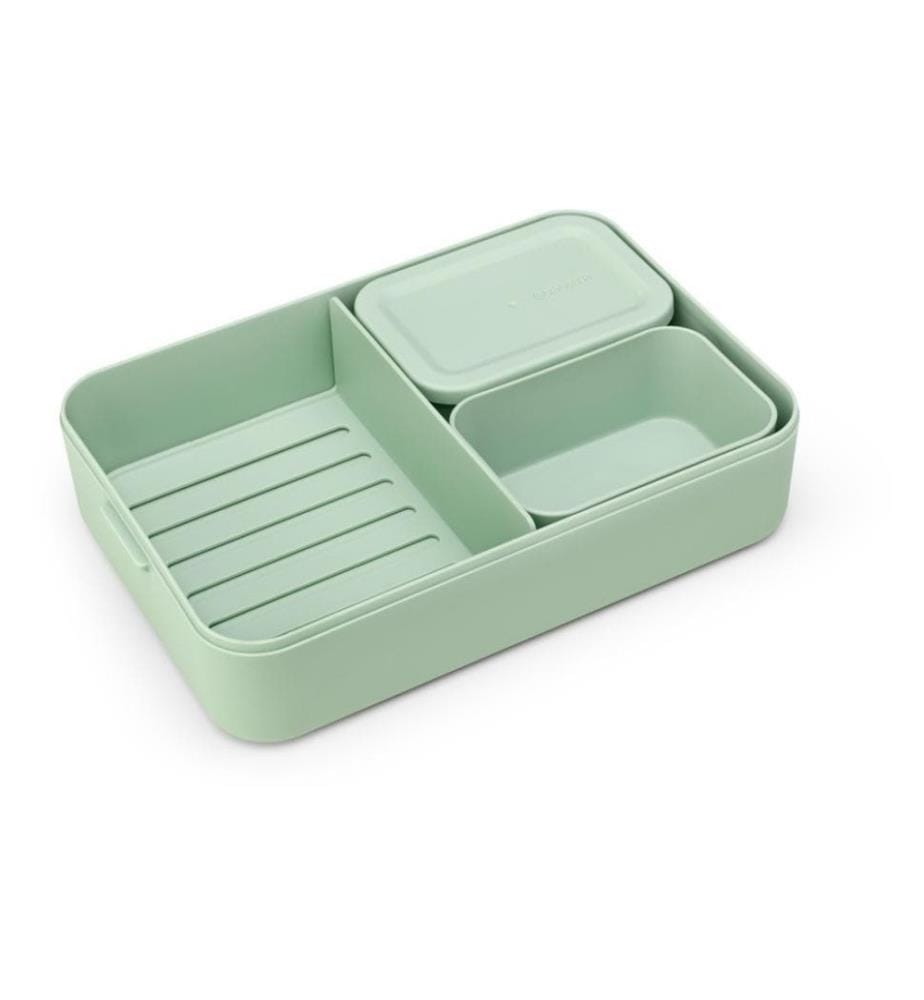 BRABANTIA - Lunchbox Make & Take 25.5 x 16.7 x 6.2 cm, Hellgrün
