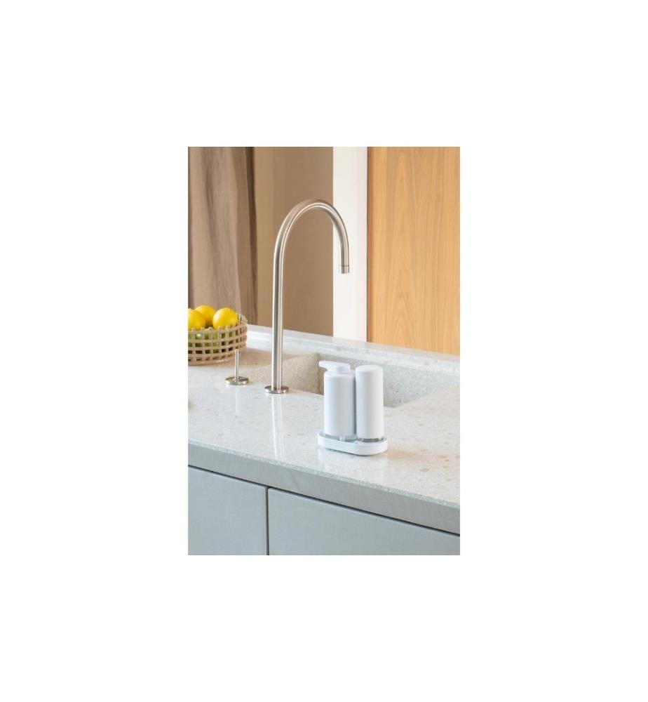 BRABANTIA - Ensemble de distributeurs de savon Sink Style 400 ml, Blanc