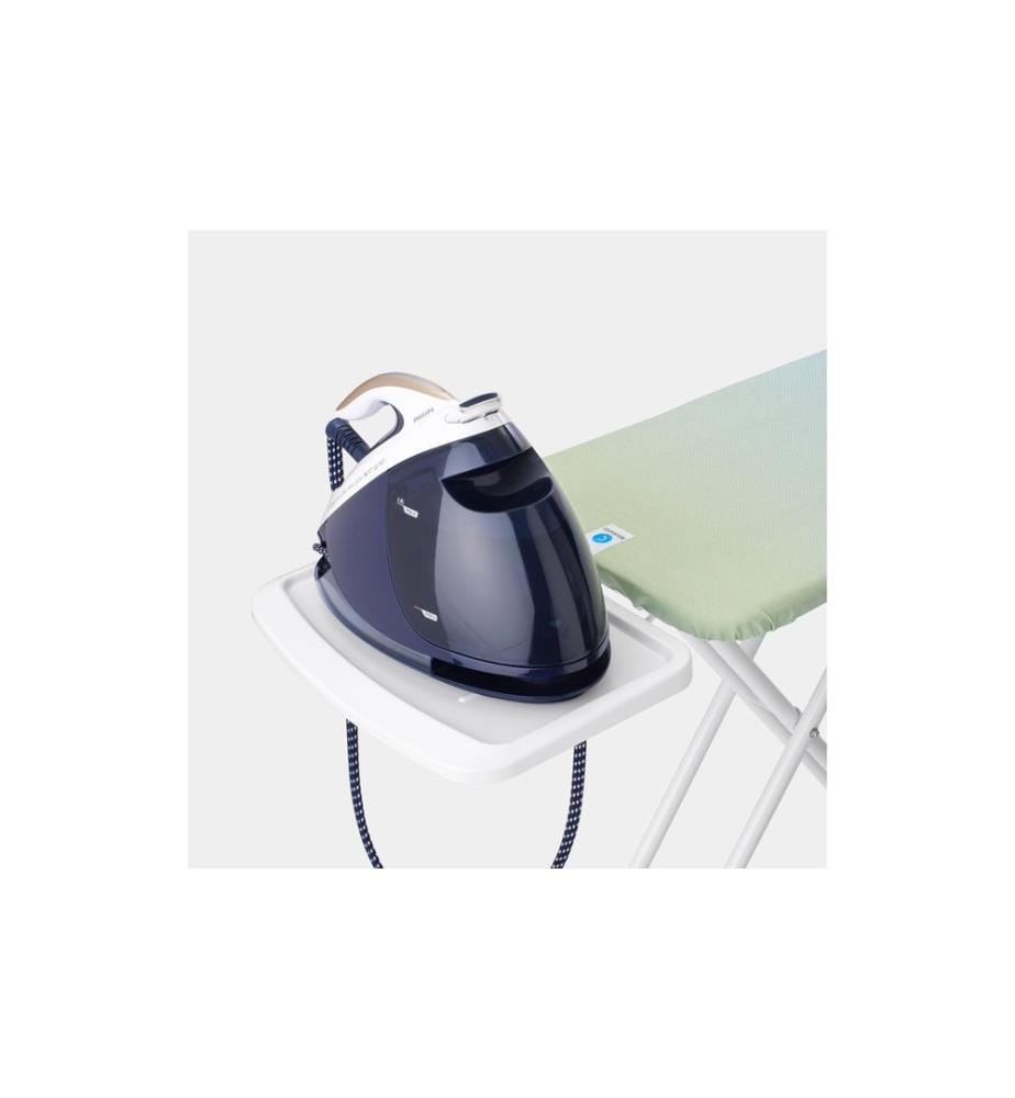 BRABANTIA - Bügeltisch mit Dampfstationsablage Soothing Sea 124 x 45 cm
