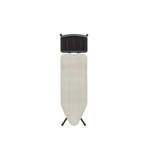 BRABANTIA - Bügeltisch mit Dampfbügeleisenablage Denim Grey 124 x 45 cm