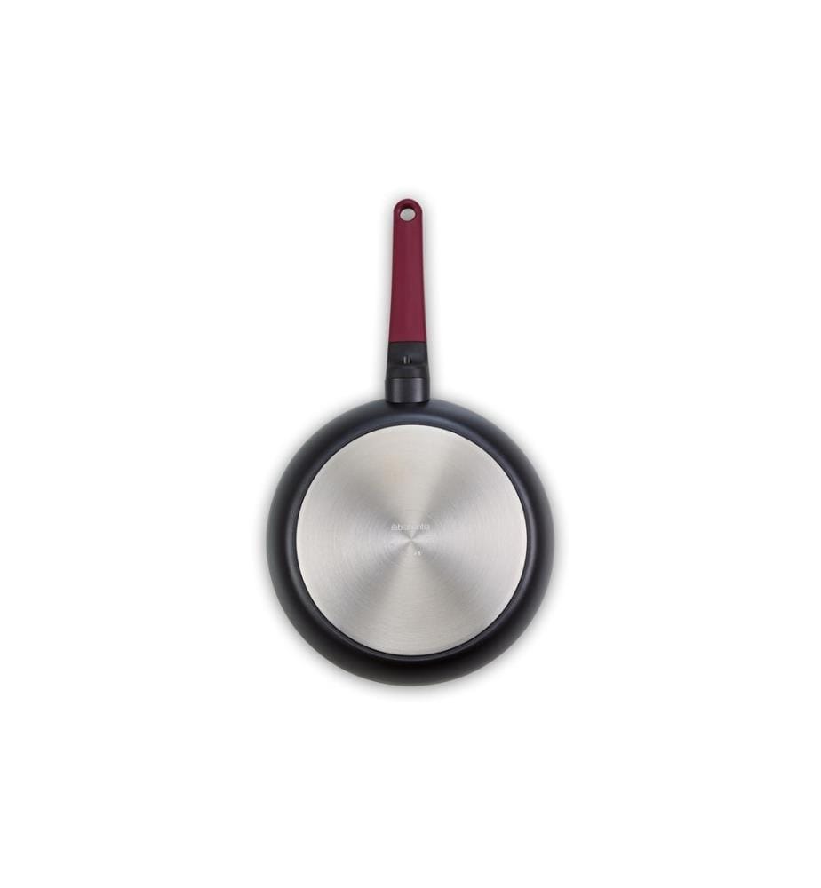 BRABANTIA - Bratpfanne Tasty+ 28 cm, Schwarz/Aubergine Red