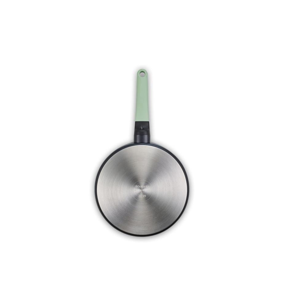 BRABANTIA - Poêle à crêpes Tasty+ 25 cm, Noir/ Jade Green