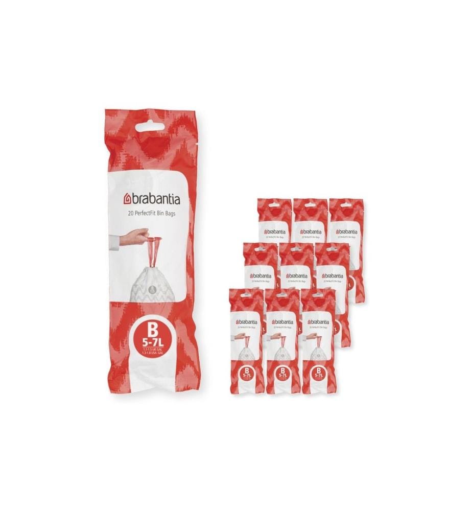 BRABANTIA - Kehrichtsack PerfectFit B 5 l, 200 Stück