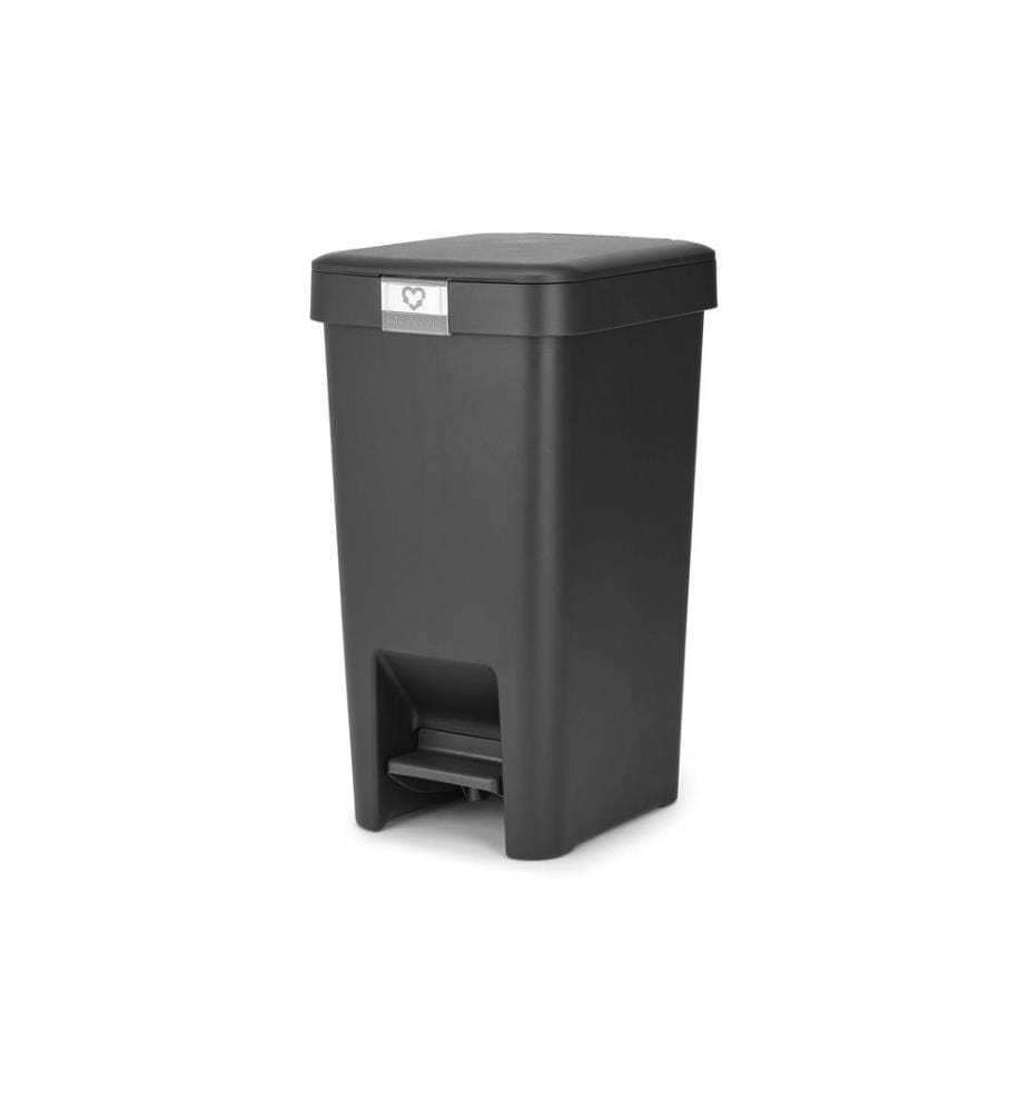 BRABANTIA - Recyclingbehälter StepUp 10 l, Dunkelgrau