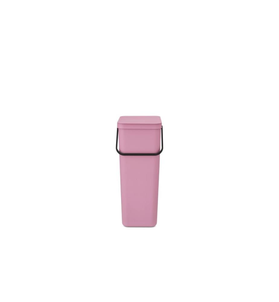 BRABANTIA - Recyclingbehälter Sort & Go 40 l, Rosa