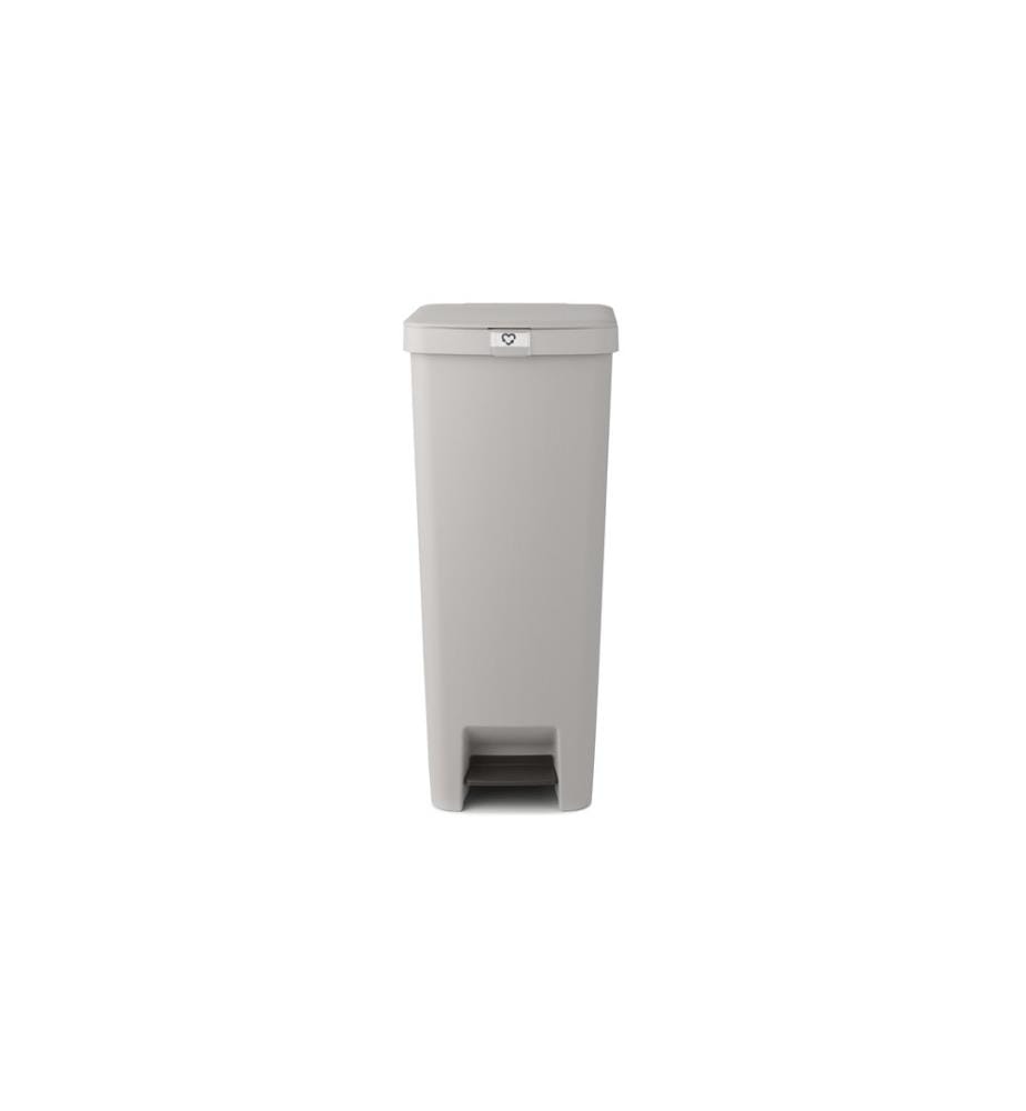 BRABANTIA - Abfalleimer StepUp 40 l, Grau