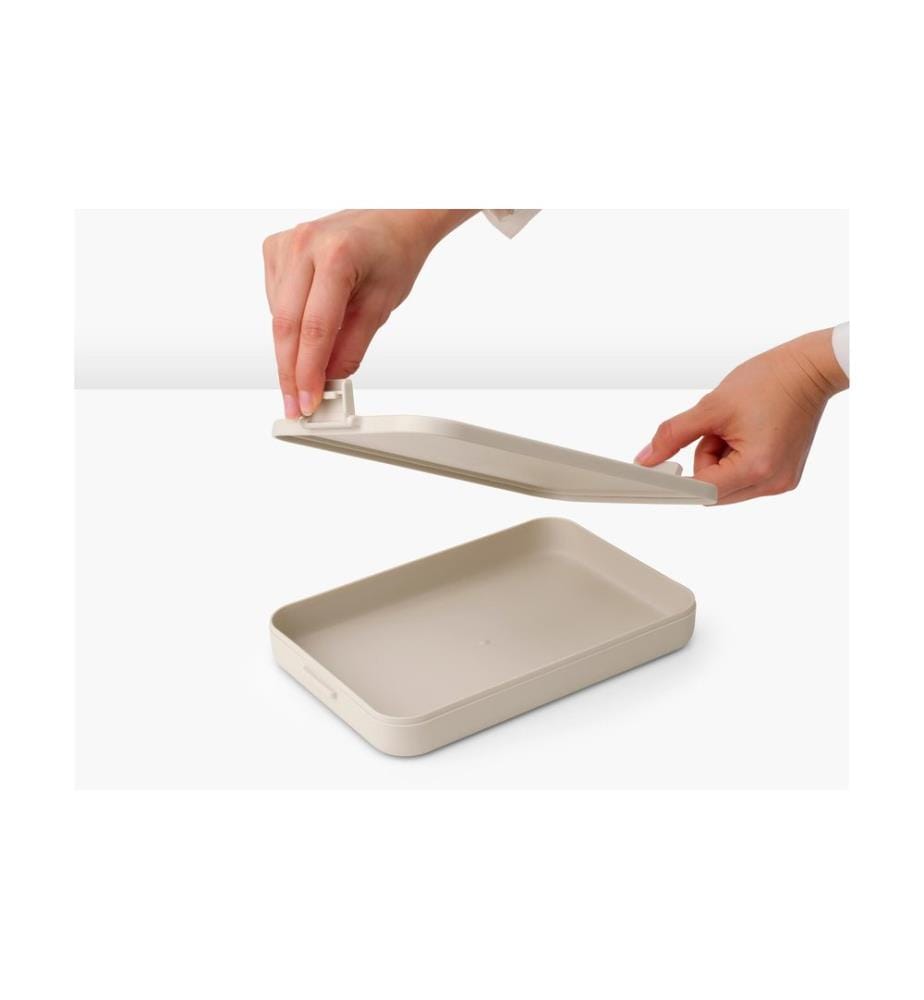 BRABANTIA - Lunchbox Make & Take 25.5 x 16.6 x 3.7 cm, Beige