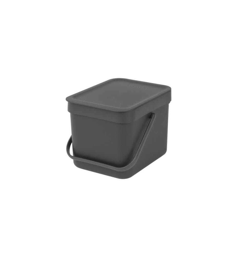 BRABANTIA - Komposteimer Sort & Go 6 l, Grau
