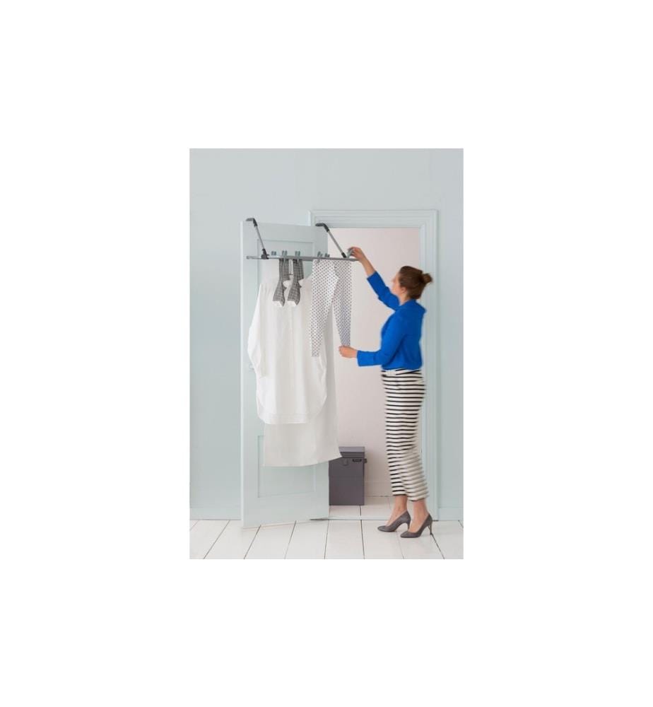 BRABANTIA - Séchoirs à porte Metallic 4.5 m