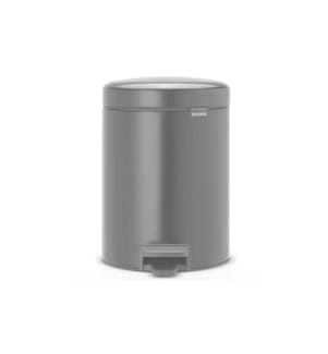 BRABANTIA - Poubelle cosmétique NewIcon 5 l, Matt Black