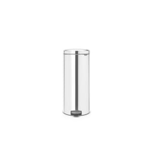 BRABANTIA - Poubelle à pédale NewIcon 30 l, Brilliant Steel