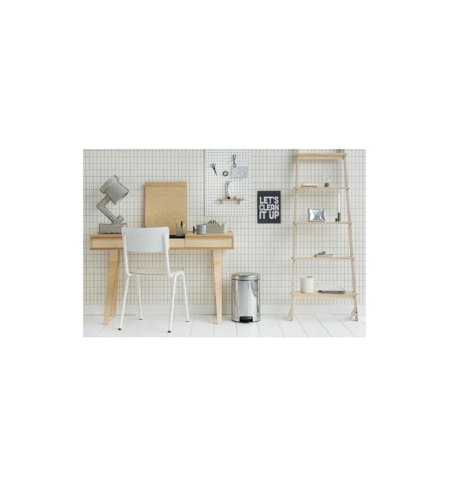 BRABANTIA - Treteimer NewIcon 12 l, Brilliant Steel