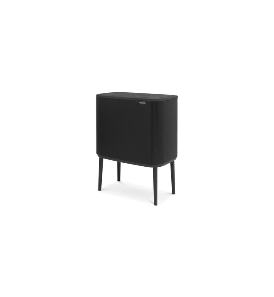 BRABANTIA - Bacs de recyclage Bo Touch Bin 36 l, Noir