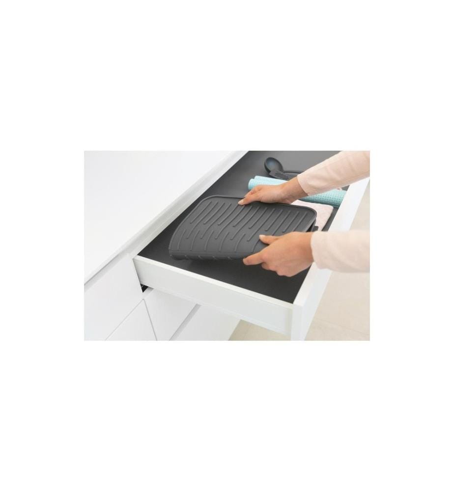 BRABANTIA - Tapis égouttoir Sink side Gris foncé