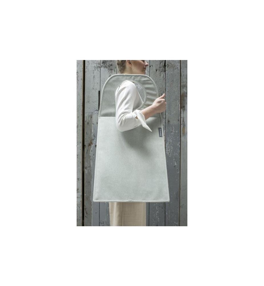 BRABANTIA - Corbeille à lessive pliable, 55 litres, vert clair