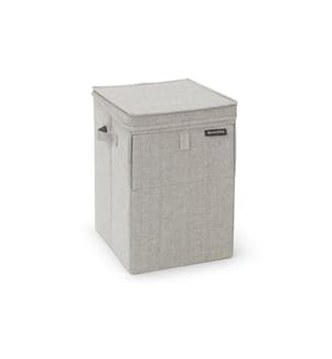 BRABANTIA - Wäschesammler stapelbar, 35 Liter, Grau