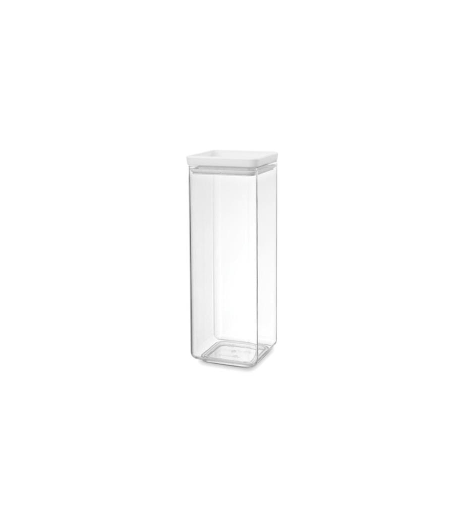 BRABANTIA - Récipients à provisions Tasty 2.5 l, Transparent/Blanc
