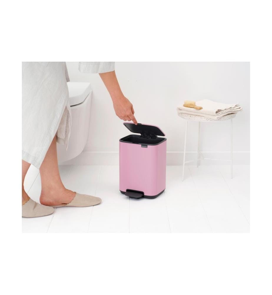 Brabantia Poubelle de salle de bains Bo 4 l, Rose