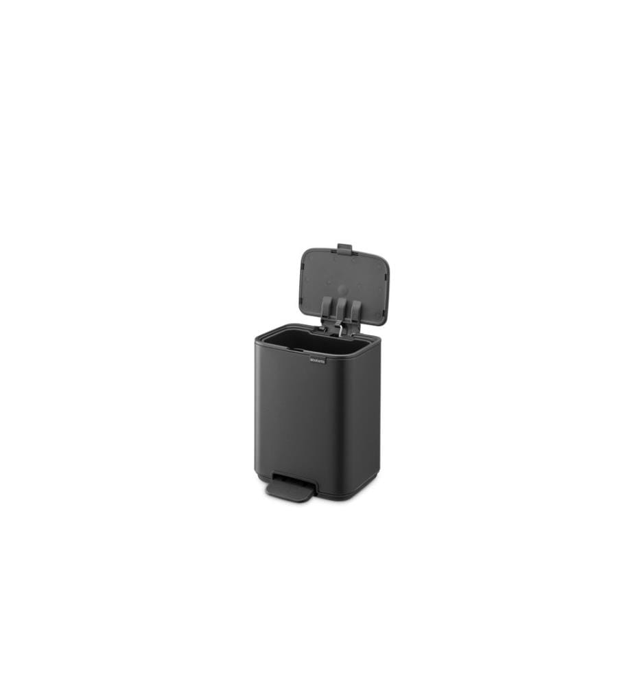 Brabantia Kosmetikeimer Bo 4 l, Dunkelgrau