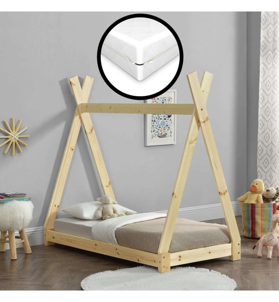 Lettino Onejda con materasso 70x140 cm