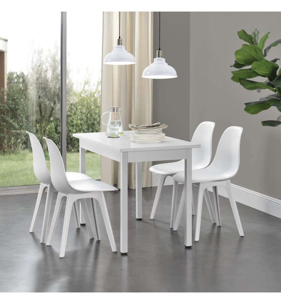 Esszi mmerstuhl Brevik 2er Set 83x54x48 cm Weiss