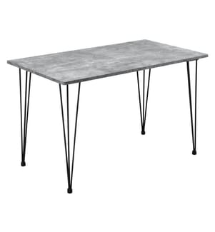Tavolo da pranzo Kiel 120x70 cm effetto cemento