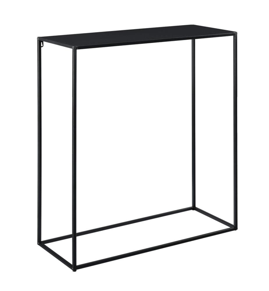 Table console Benimaclet 92x80x32 cm Résistant aux rayures Métal Noir
