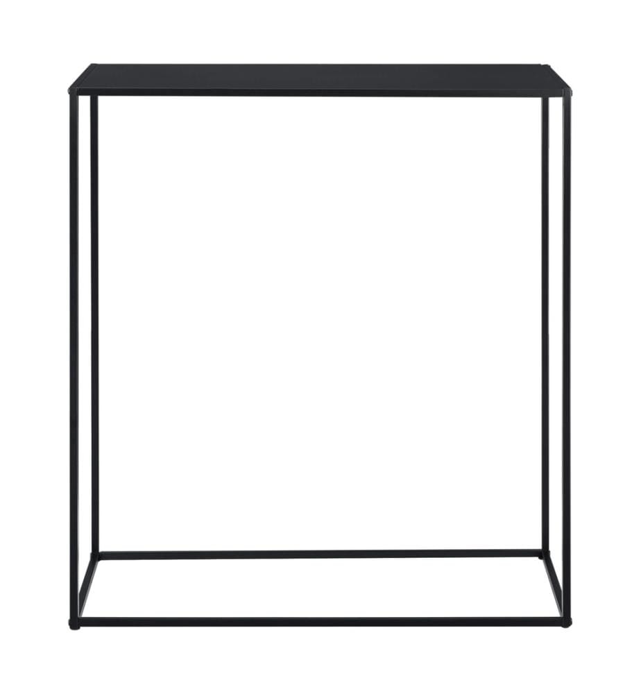 Table console Benimaclet 92x80x32 cm Résistant aux rayures Métal Noir