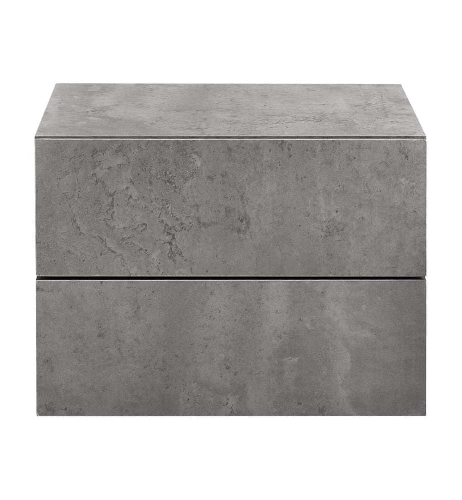 Amberg Comodino 40x29x30 cm Pensile con 2 cassetti