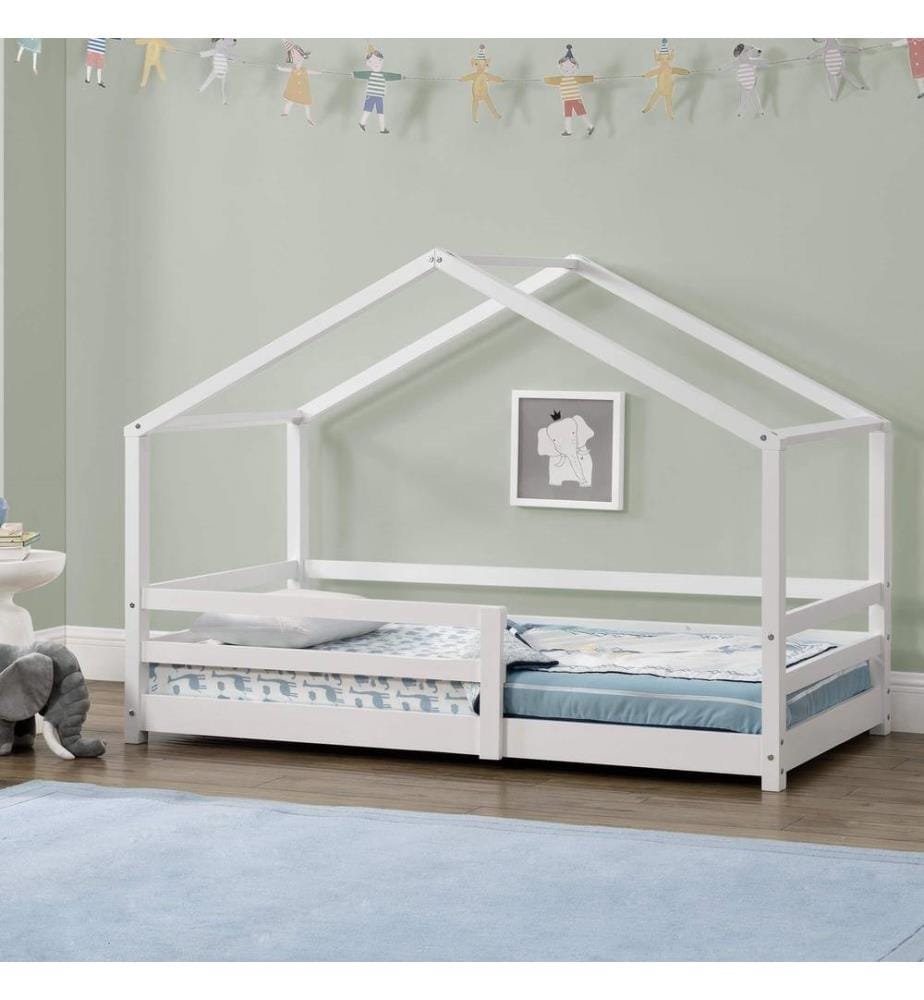Kinderbett Knätten 80x160 cm mit Rausfallschutz
