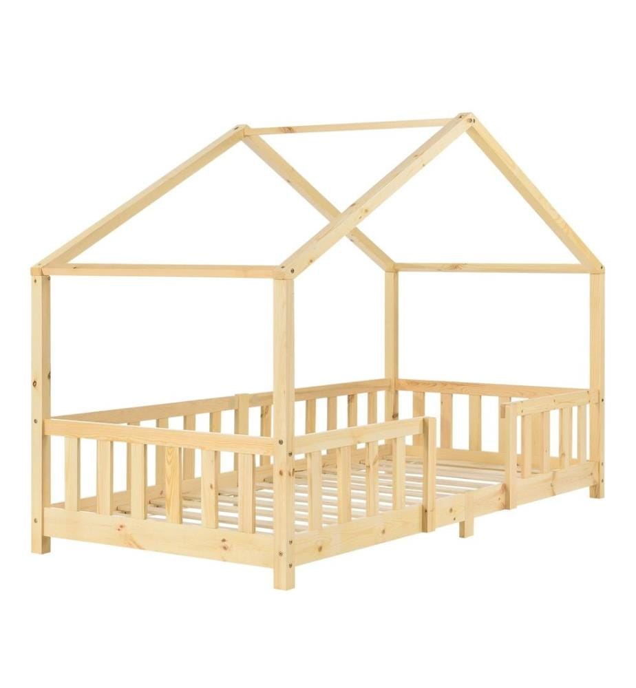 Letto per bambini Treviolo 90x200 cm con rete a doghe in legno