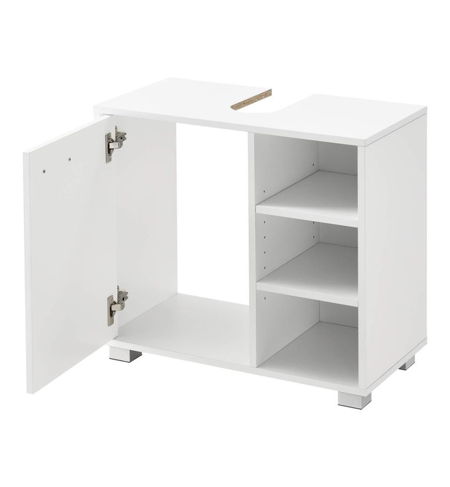 Meuble sous-lavabo Narvik 56x60x31 cm 3 compartiments de rangement