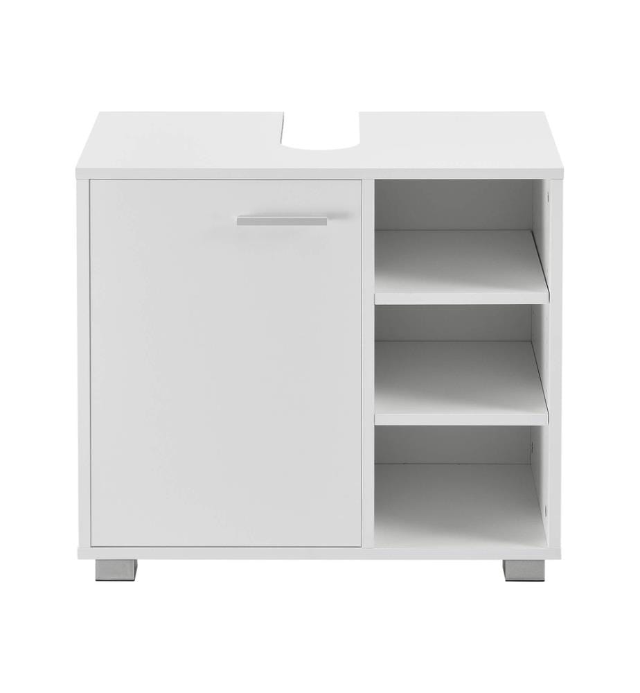 Meuble sous-lavabo Narvik 56x60x31 cm 3 compartiments de rangement
