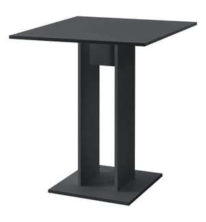 Tavolo da pranzo Lindesnes 65x65x78 cm grigio scuro opaco