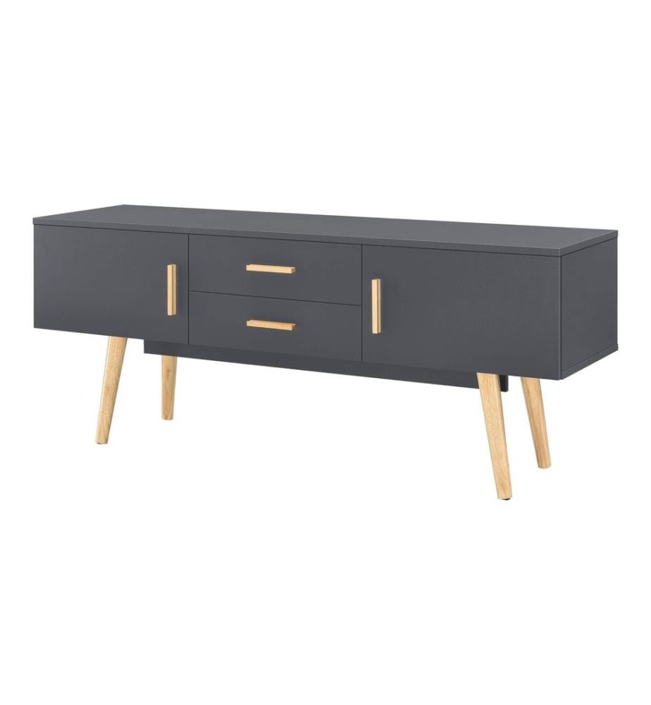 Mobile TV Alavus 140x40x56 cm con 2 ante per armadio