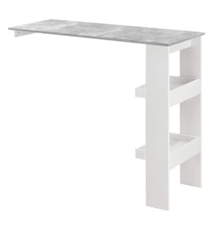Bartisch Bromölla 120x45x106 cm Weiss Betonoptik