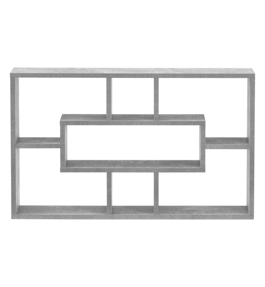 Wandregal Qinngua 77x10x48 cm Betonoptik