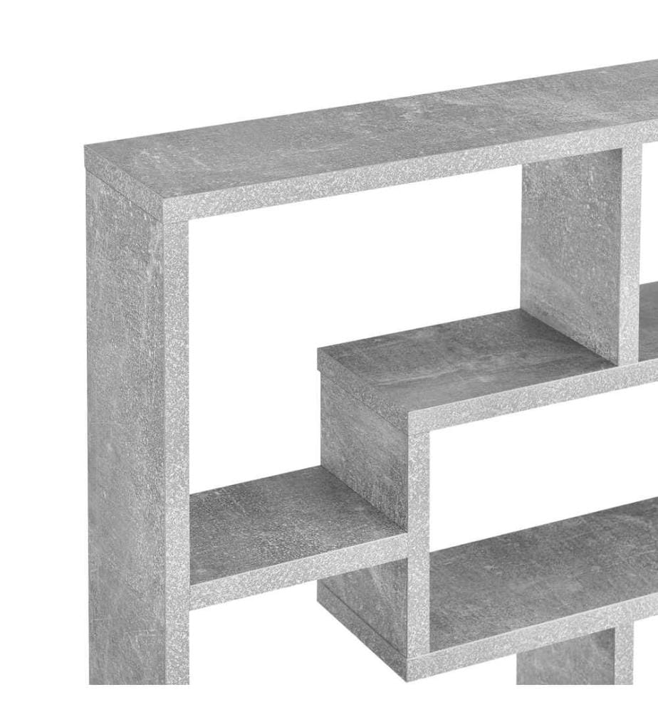 Wandregal Qinngua 77x10x48 cm Betonoptik