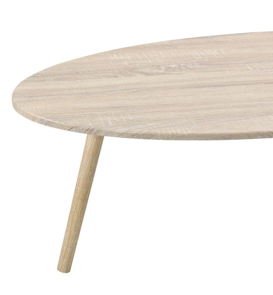 Table basse Viborg 109.5 x 59.5 x 39.5 cm aspect chêne