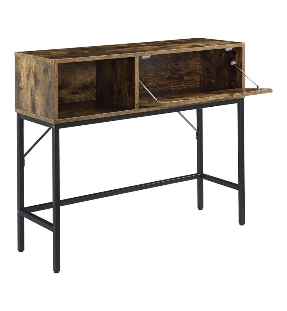 Table console Tranemo 92x30x80 cm Bois foncé