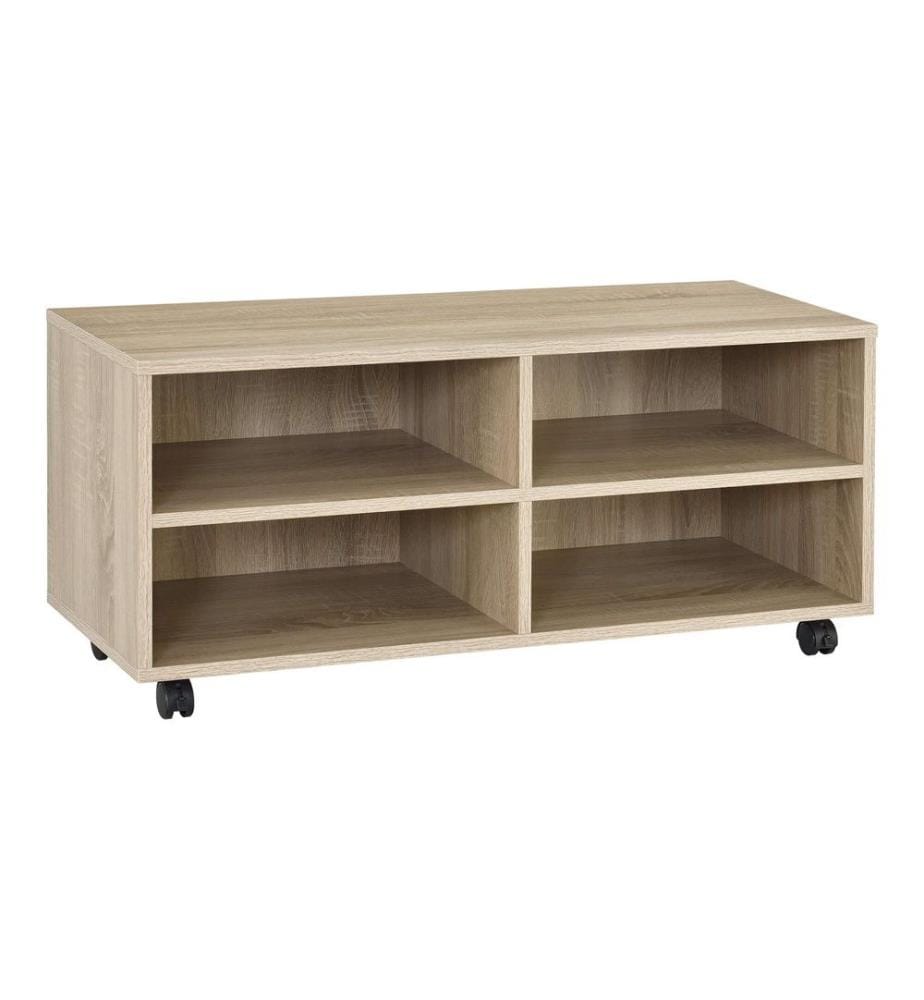 Lowboard mit Rollen Gränne 90x35x41 cm Sonoma-Eiche