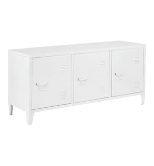 Fernsehtisch Kotka mit drei Schranktüren Stahl 58 x 113 x 40 cm