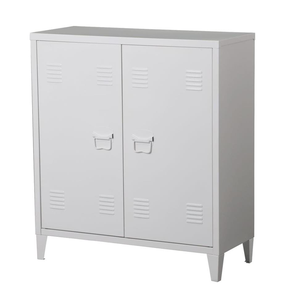 Armoire métallique Ko mmode Oripää 90x80x33 cm Blanc